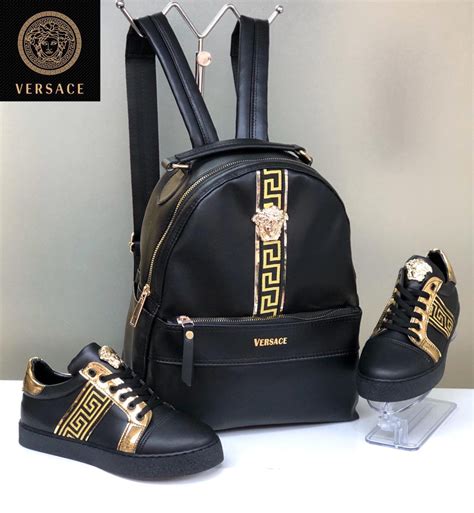 versace backpack set|Versace gift set with backpack.